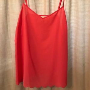 Coral Elouise Adjustable Tank Top with Cute Bottom